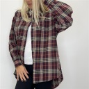 camicia asimmetrica con applicazione sul colletto asymmetric